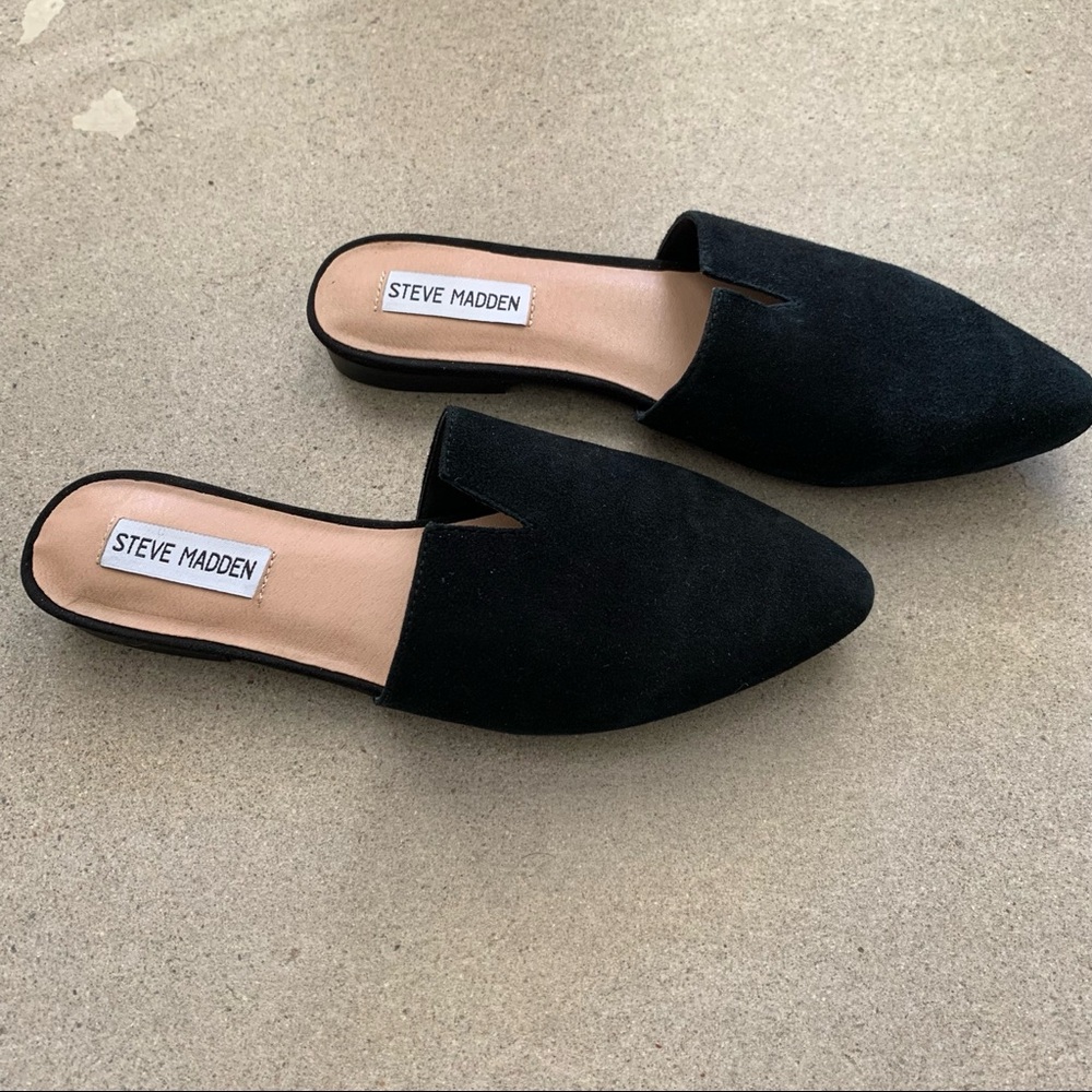 Steve Madden Ally Mules Flats suede